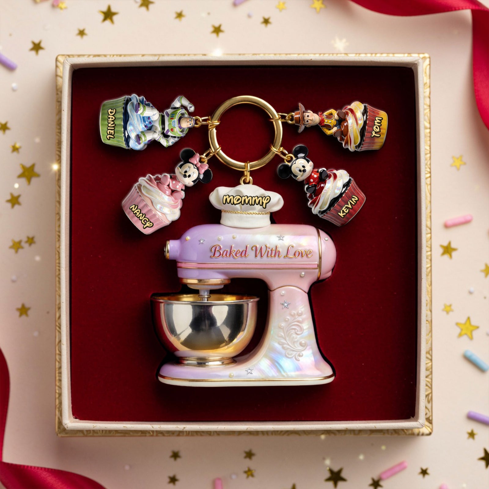 Baking Mom Acrylic Tag Keychain - Personalized Gifts For Mom 03PGTI280326-Homacus