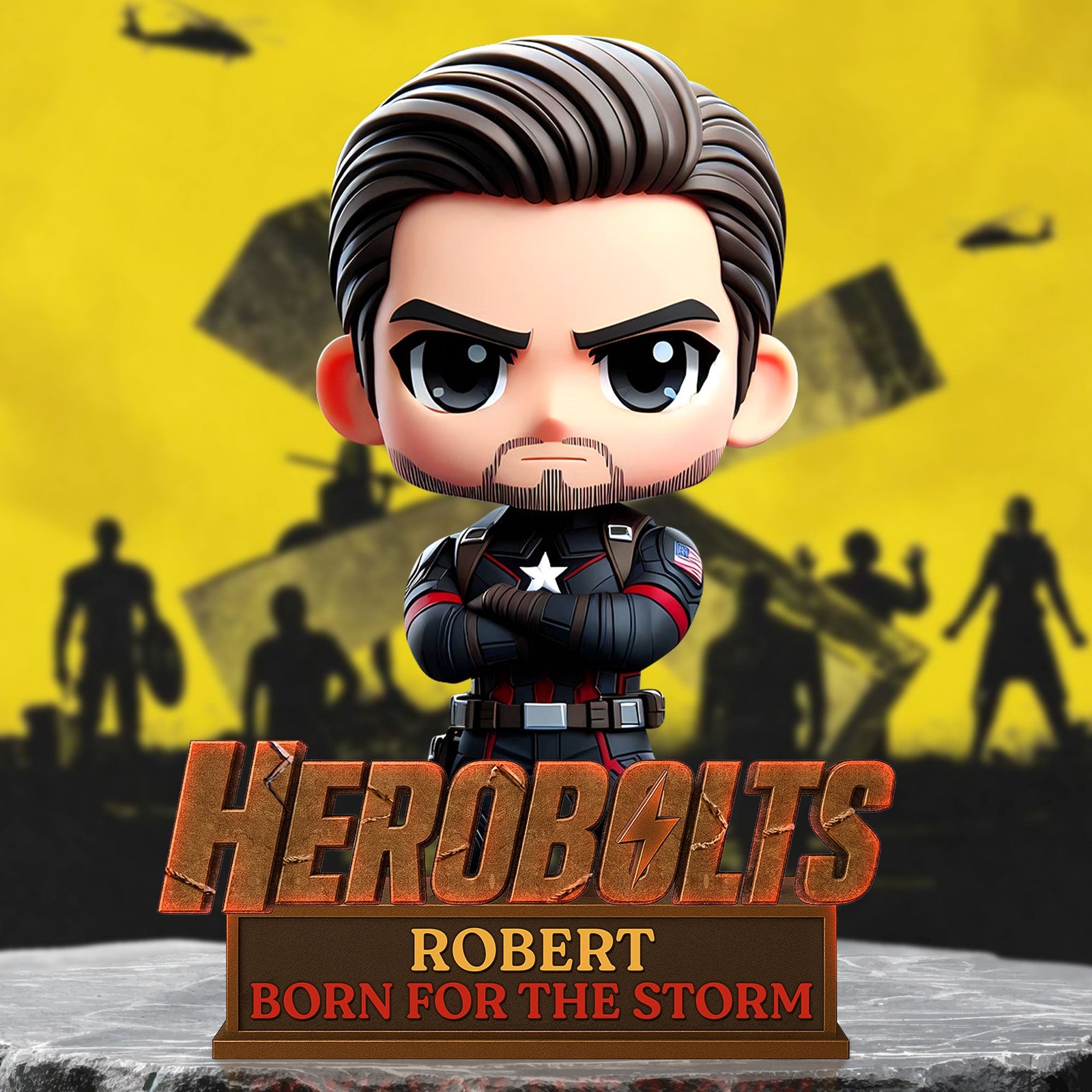 Herobolts Dad Plaque - Personalized Gifts For Dad 01ohti100525-Homacus