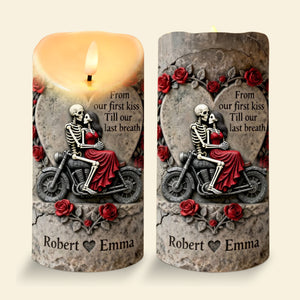 Couple Till Our Last Breath LED Candle - Personalized Gifts For Couple 03toti151225-Homacus