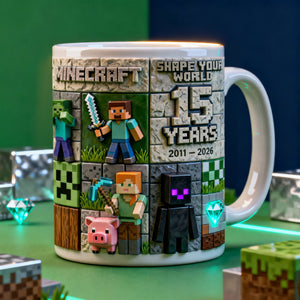 Shape Your World Anniversary Coffee Mug, Personalized Gifts 02QHTI090226-Homacus