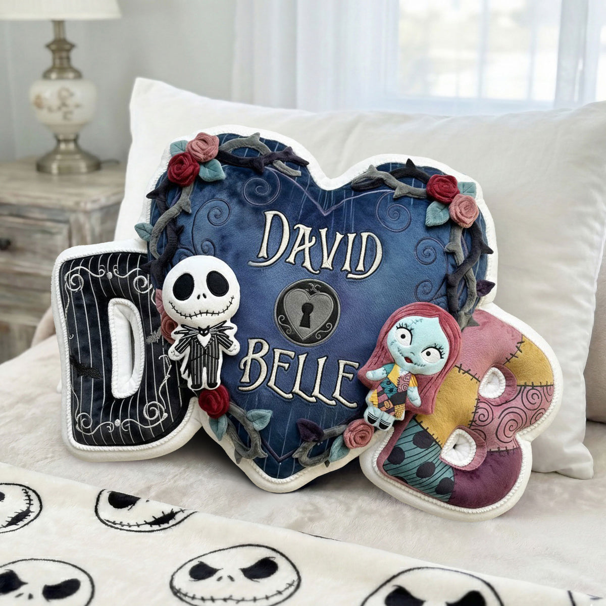 Initial Alphabet Couple Pillow - Personalized Gifts For Couple 05QHTI091225-Homacus