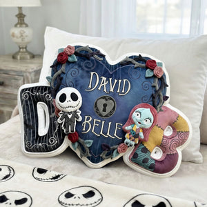 Initial Alphabet Couple Pillow - Personalized Gifts For Couple 05QHTI091225-Homacus