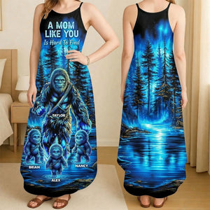 Aurora Bigfoot Mom Maxi Dress, Personalized Gifts For Moms 04qhti190326-Homacus