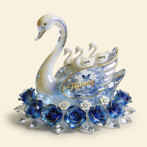 Swan Toile de Jouy Acrylic Plaque - Personalized Gifts For Mom 03PGTI310326-Homacus
