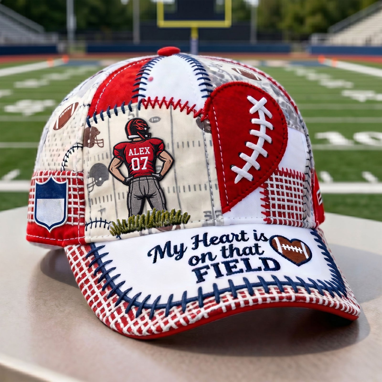 Supportive American Football Parent Classic Cap - Personalized Gift For Proud Football Families 02qhti220426