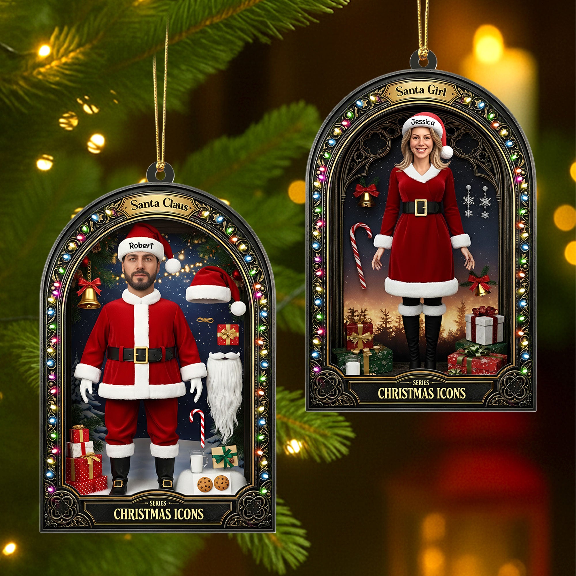Christmas Character Ornament - Custom Photo Gifts For Loved Ones 03hyti090925-Homacus