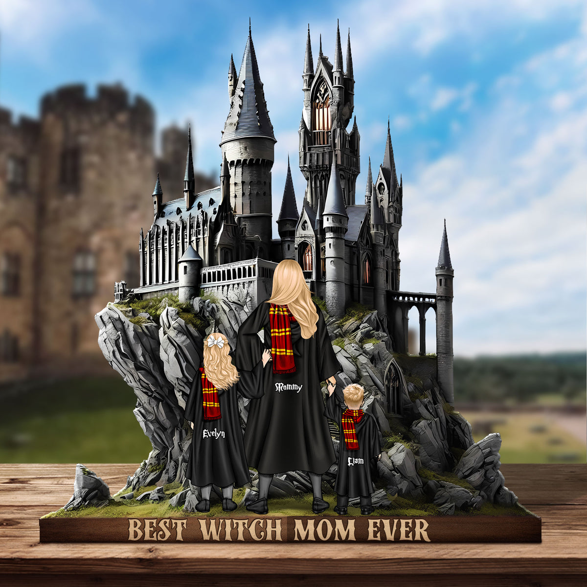 Christmas Magic Mom Plaque – Personalized Gifts For Most Enchanting Mom 02XQTI310325TM-Homacus