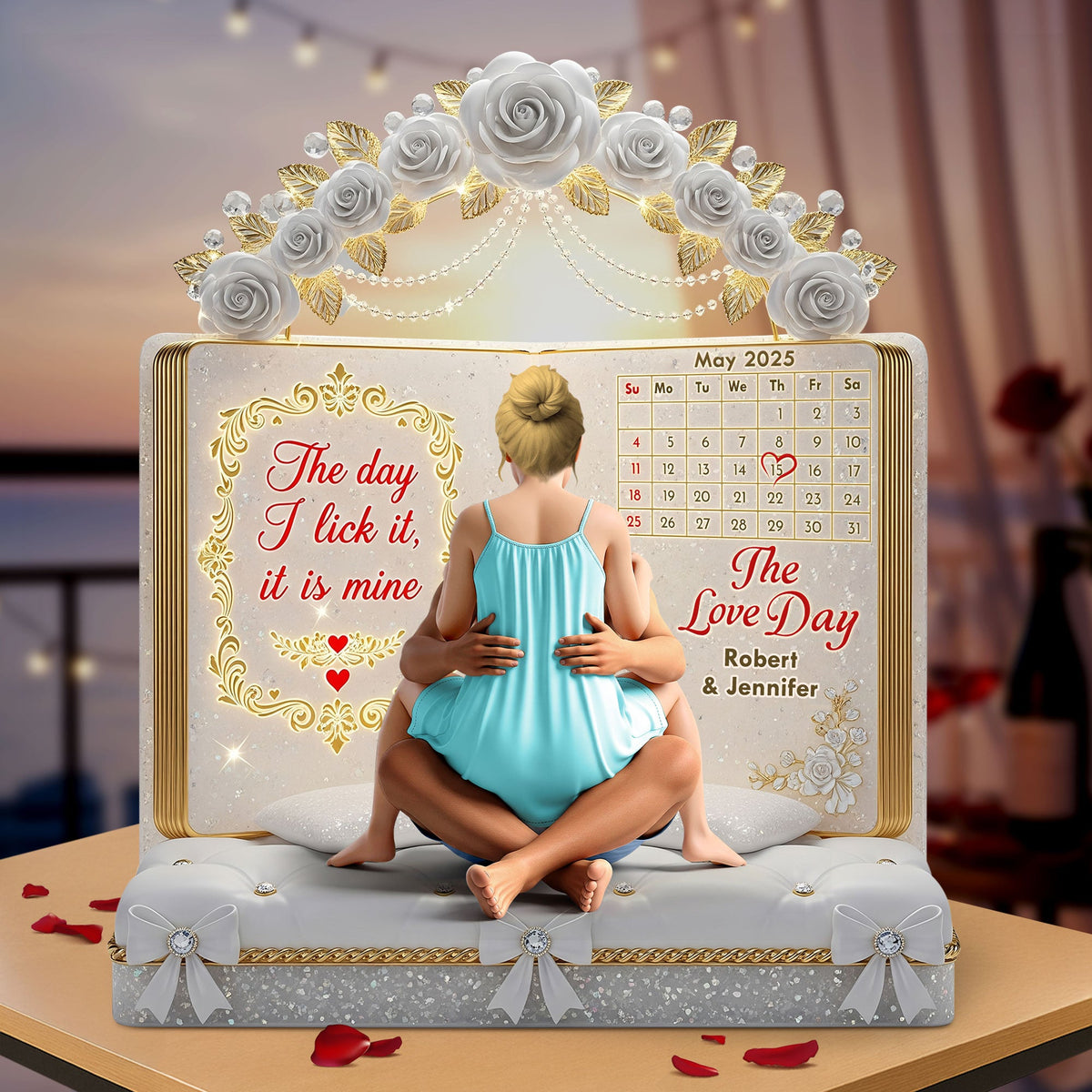 Naughty Couple Plaque - Personalized Gifts For Couple 03ohti260625-Homacus