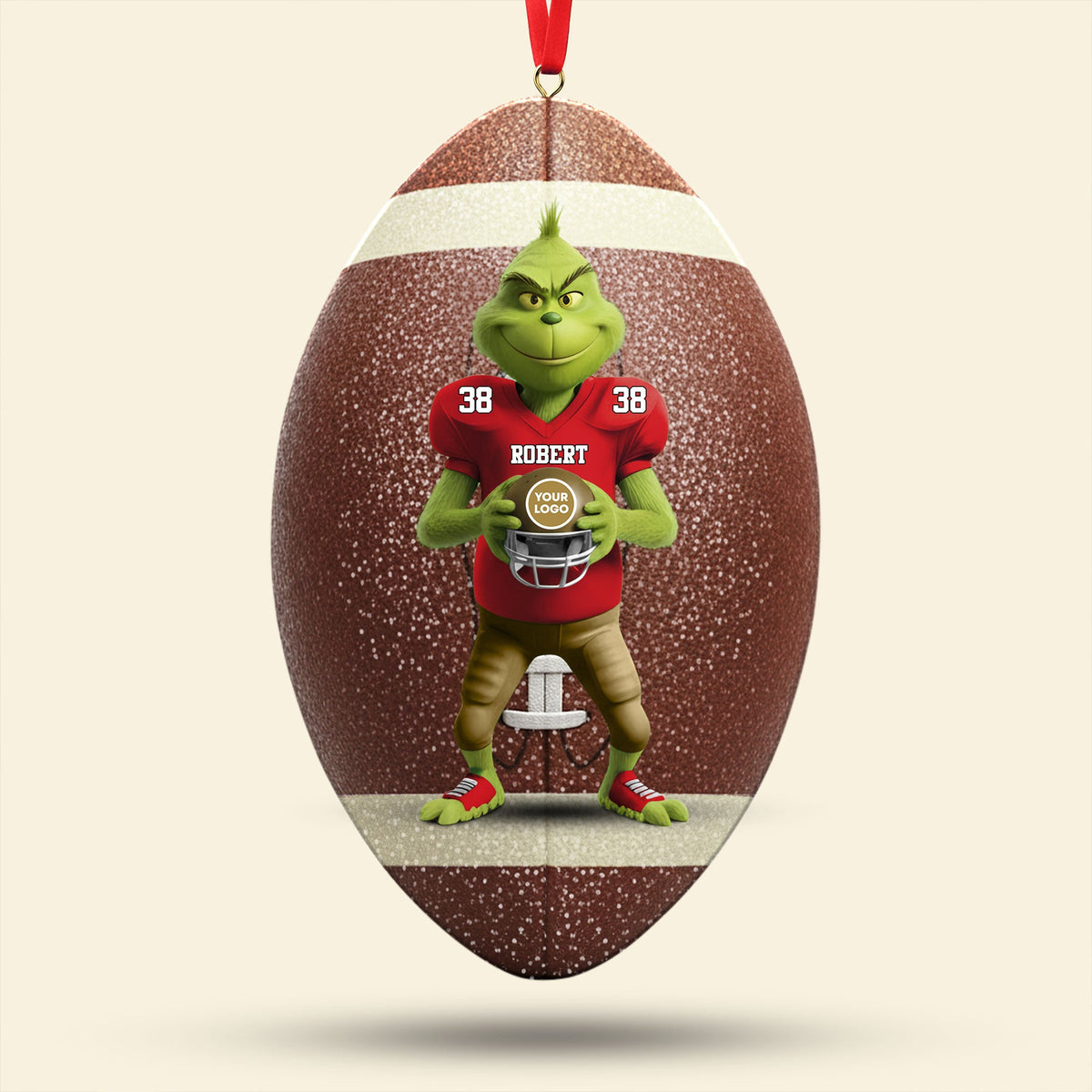 Green Monster Ornament - Personalized Gifts For Sport Lovers 01ohti061025-Homacus