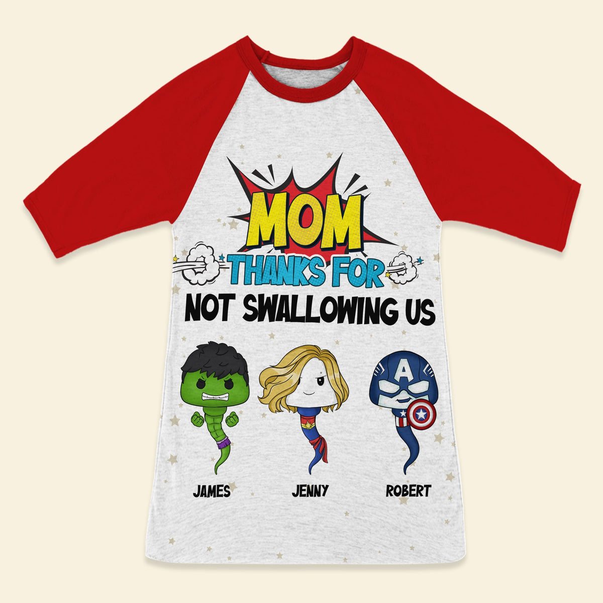 Personalized Gifts For Mom Raglan Dress 03toti080325-Homacus