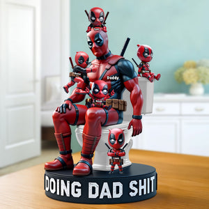 Doing Dad Sh** Plaque - Personalized Gifts For Dad 02nati140525-Homacus
