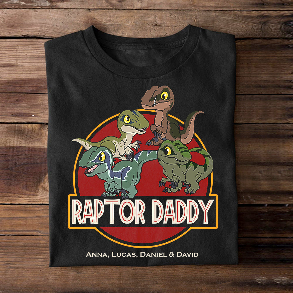 Personalized Gifts For Dad Shirt Raptor Daddy 011HULI050523-Homacus