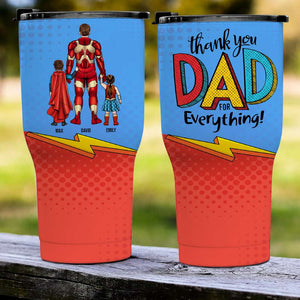 Thank Super Mom For Everything Personalized Tumbler Cup Mother's Gift For Mom-Homacus