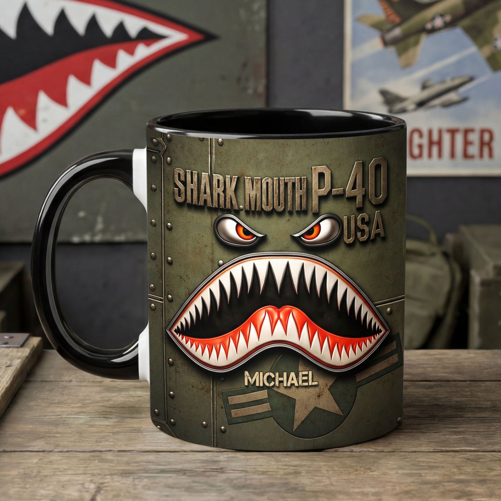 Military Coffee Accent Mug - Personalized Gifts For Veteran Coffee Mug 01HUTI230126-Homacus