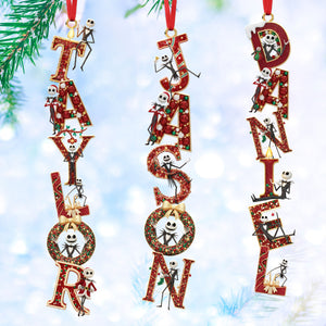 Custom Alphabet Letter Ornament Personalized Christmas Gifts 04ohti251025-Homacus