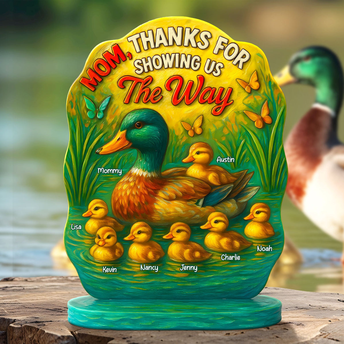 Personalized Gifts For Mom Plaque Thanks For Showing Us The Way-Homacus