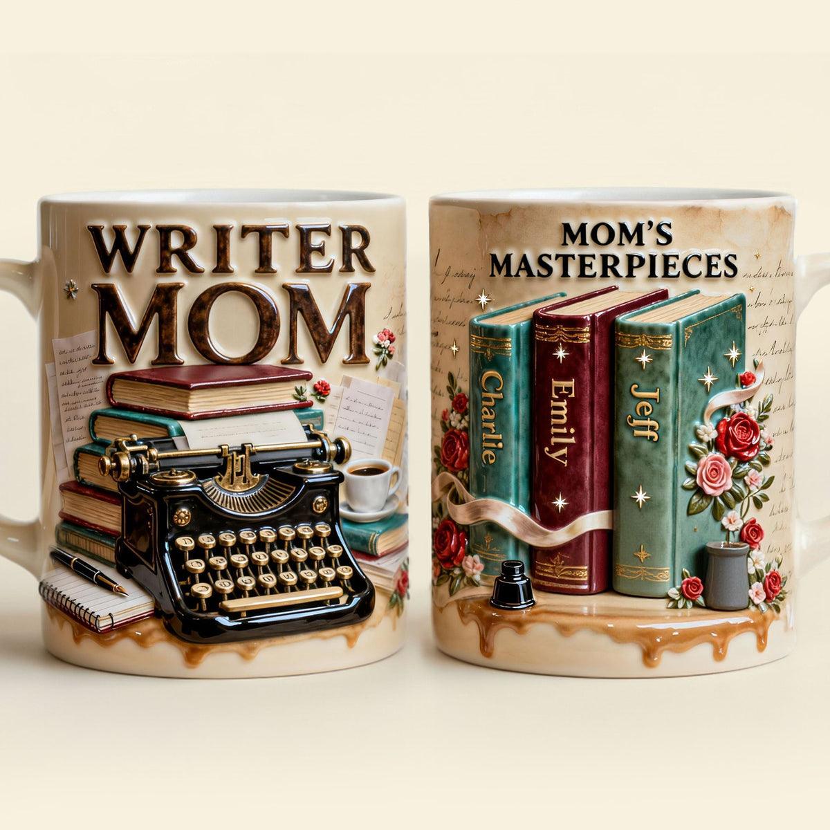 Writer Mom Coffee Mug - Personalized Gifts For Mother's Day 04qhti130426-Homacus