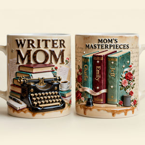 Writer Mom Coffee Mug - Personalized Gifts For Mother's Day 04qhti130426-Homacus