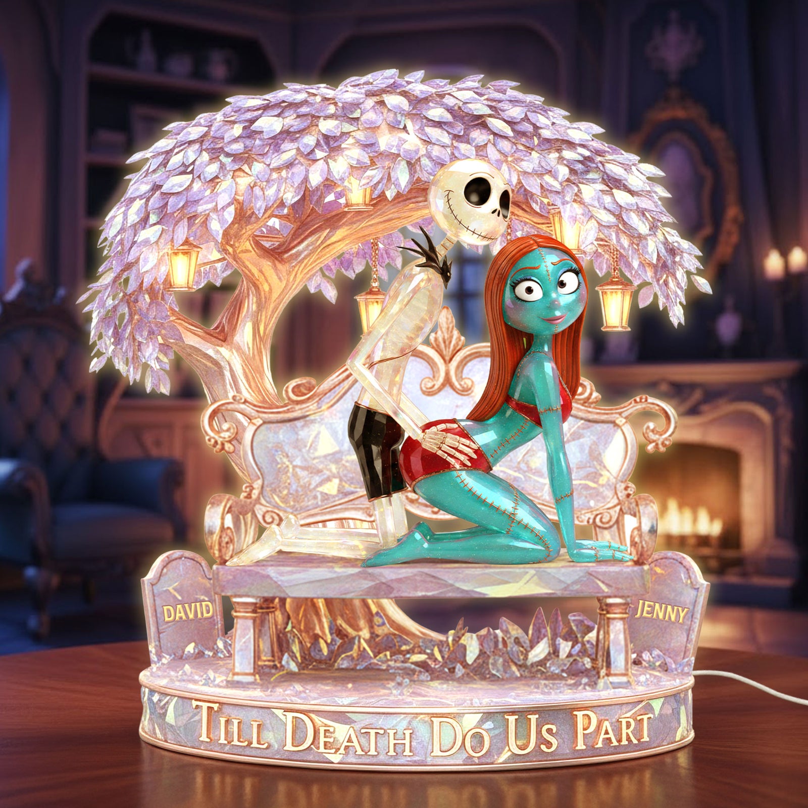 Cheeky Couple Acrylic Light Box - Personalized Gifts For Couples 01ohti081225-Homacus