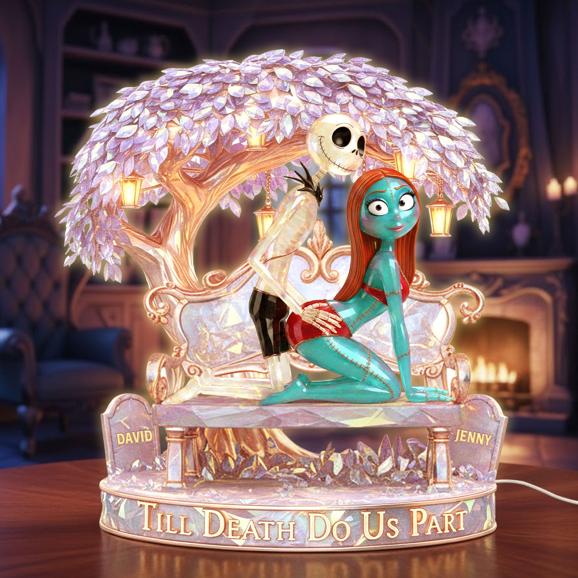 Cheeky Couple Acrylic Light Box - Personalized Gifts For Couples 01ohti081225-Homacus