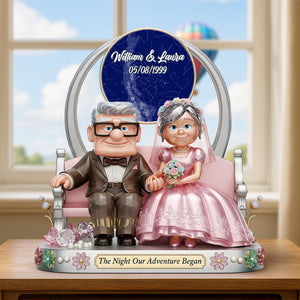 Old Couple Plaque - Personalized Gifts For Couple 01nati230625-Homacus