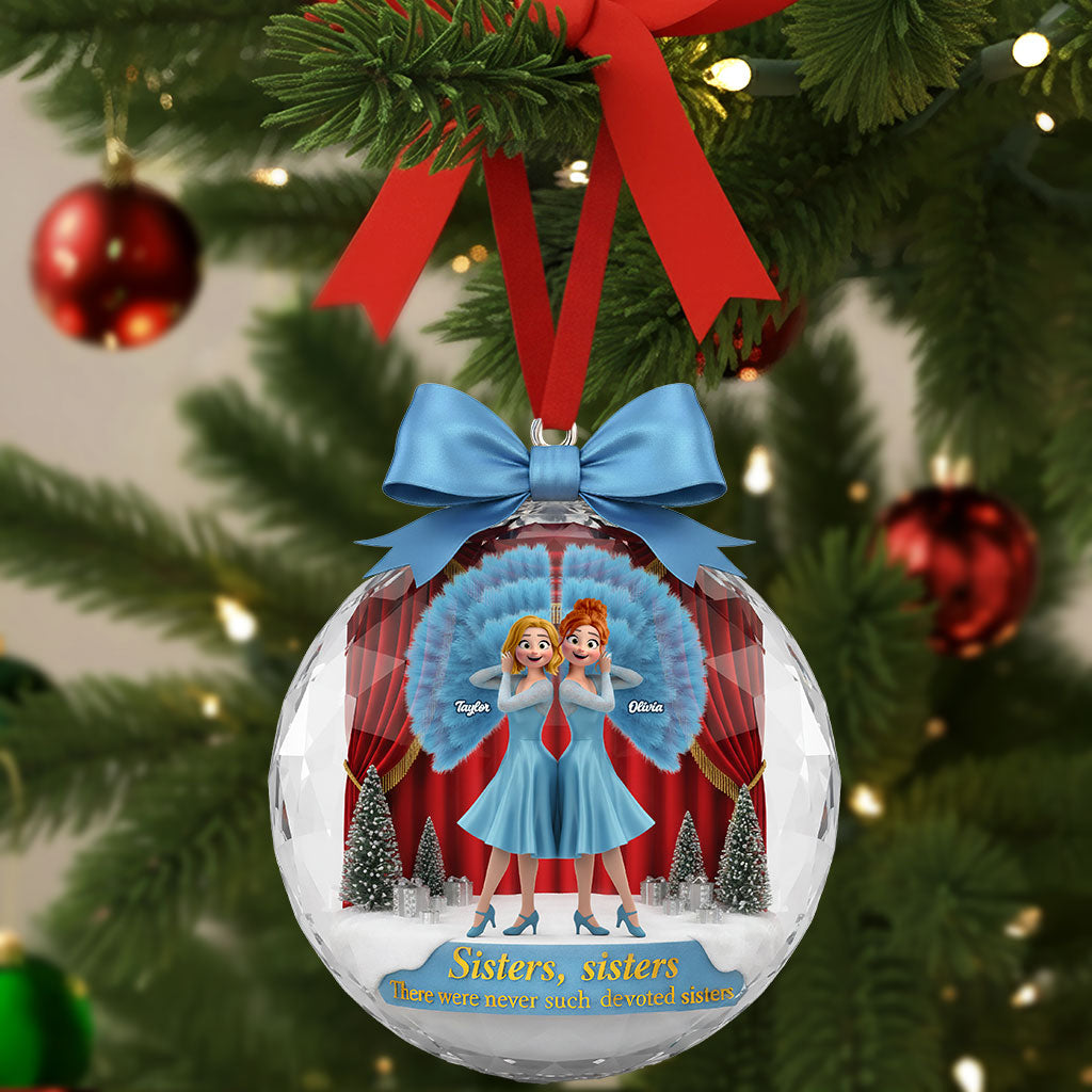 Sisters Ornament - Personalized Gifts For Besties 05nati230925-Homacus