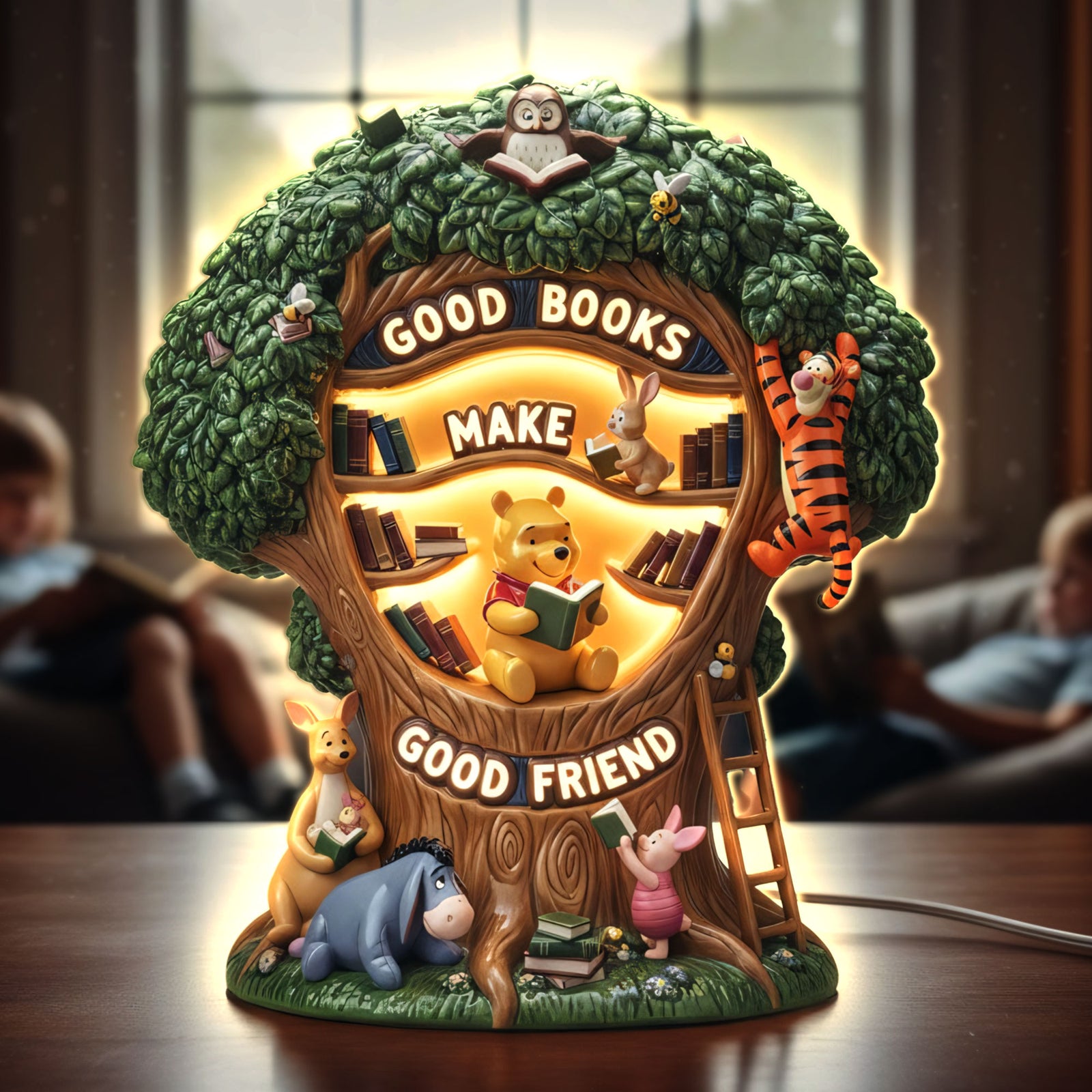 Bookish Friends Forever Acrylic Light Box - Personalized Gift For Friends 04PATI101225-Homacus