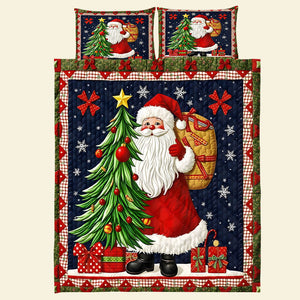 Christmas Gifts Santa Claus Quilt Bedding Set 01HUTI011124-Homacus