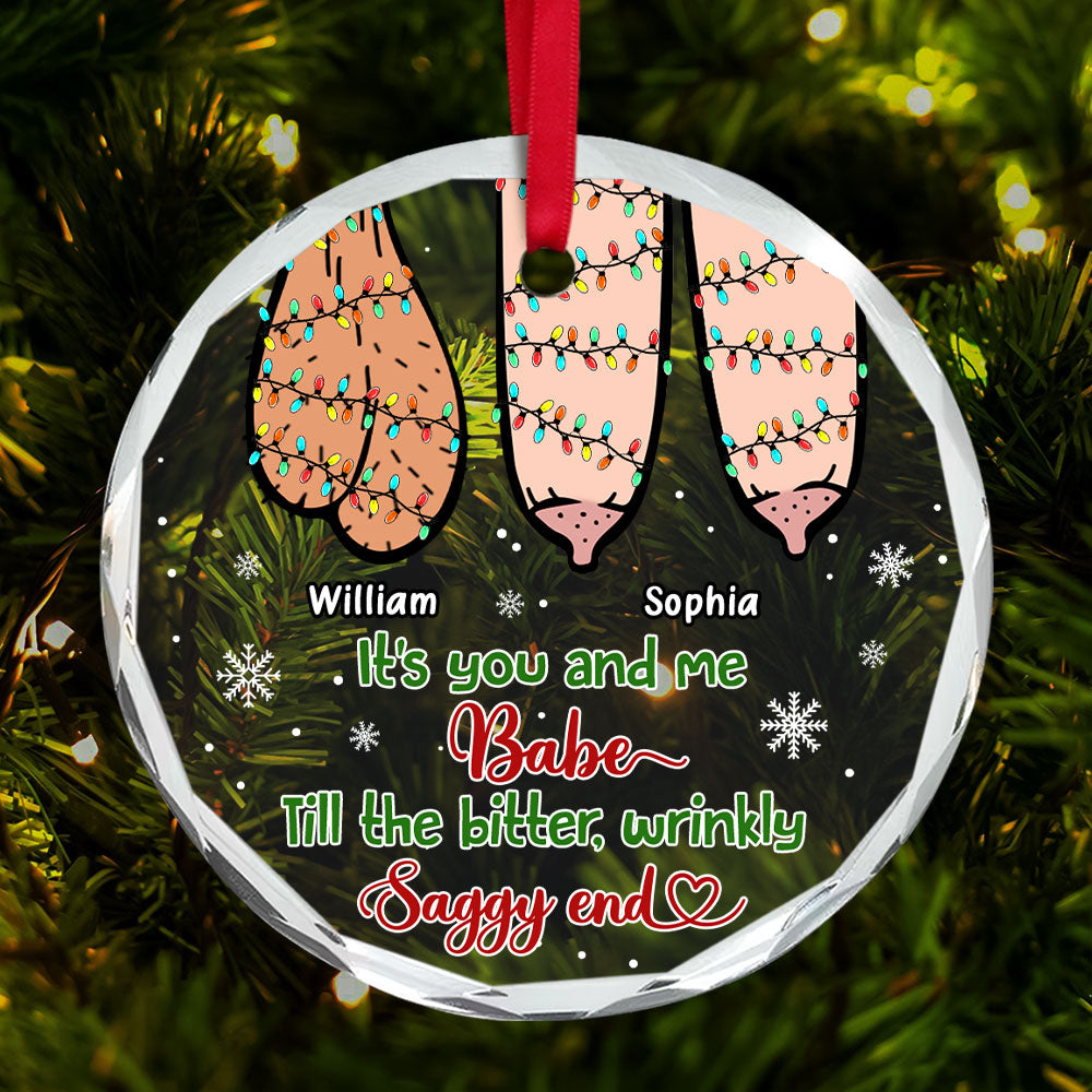 Naughty Couple Ornament - Booty & D*ck -Personalized Gifts For Wife, Girlfriend-Homacus