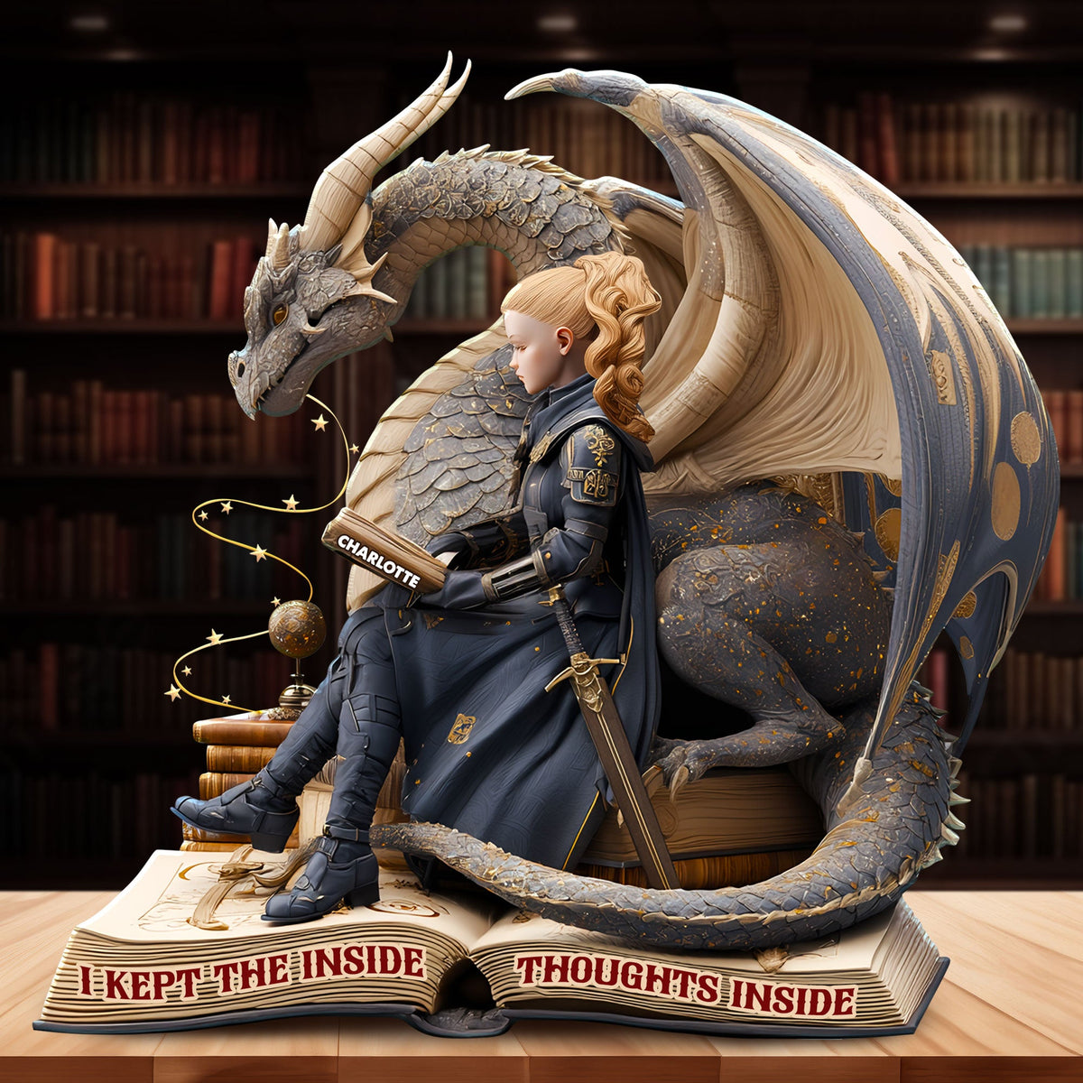 Book Lover Plaque - Personalized Gifts For Book Lovers 05tgti170525-Homacus