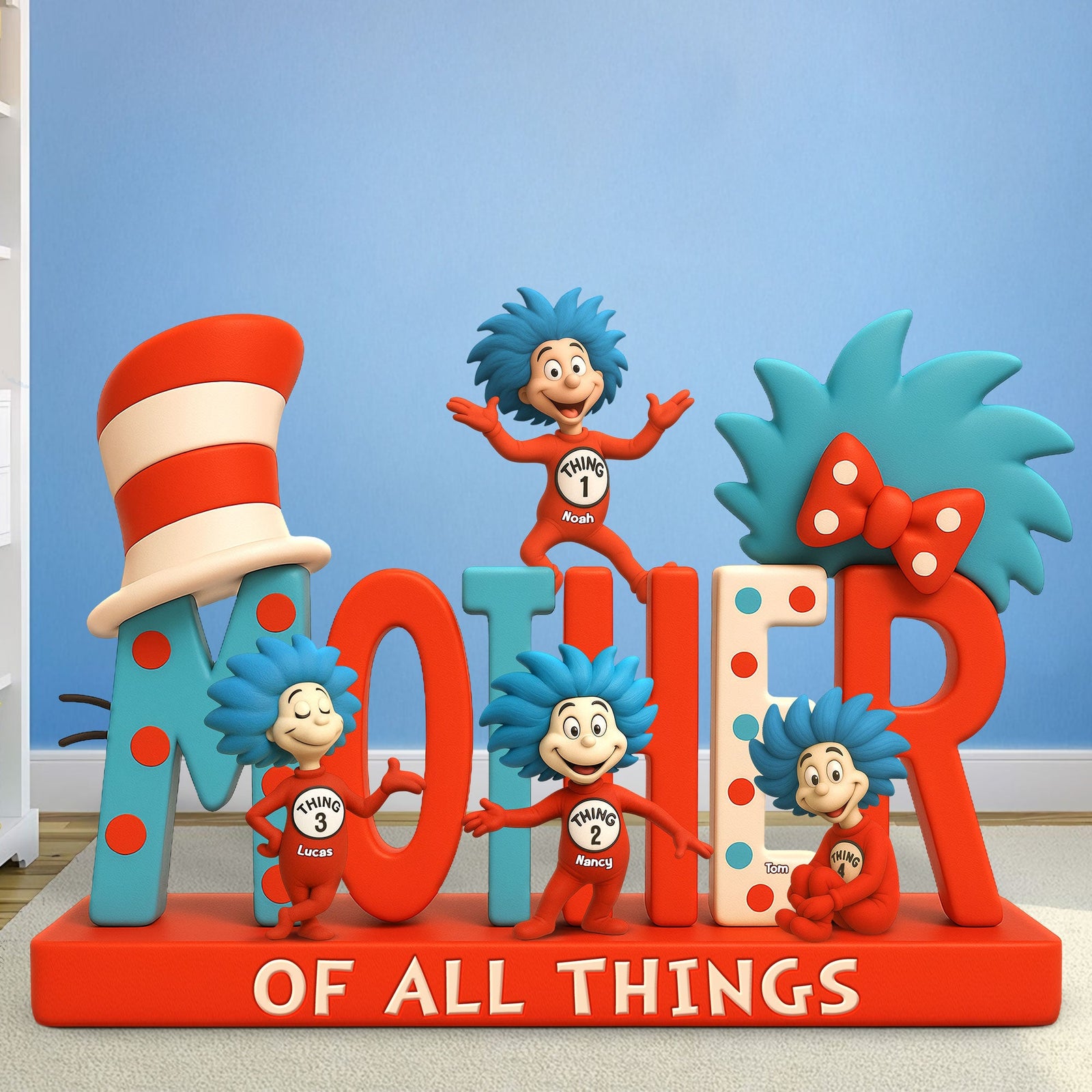 Mother Of Little Clowns Acrylic Plaque - Personalized Gifts For Mother 02OHTI210425-Homacus