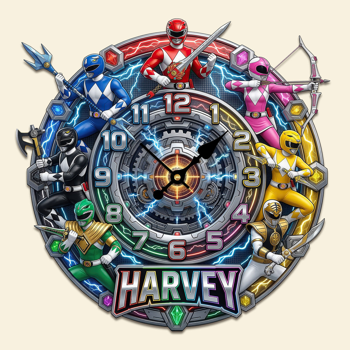 Legendary Team Hanging Wall Clock - Personalized Gifts 04huti130326-Homacus