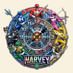 Legendary Team Hanging Wall Clock - Personalized Gifts 04huti130326-Homacus
