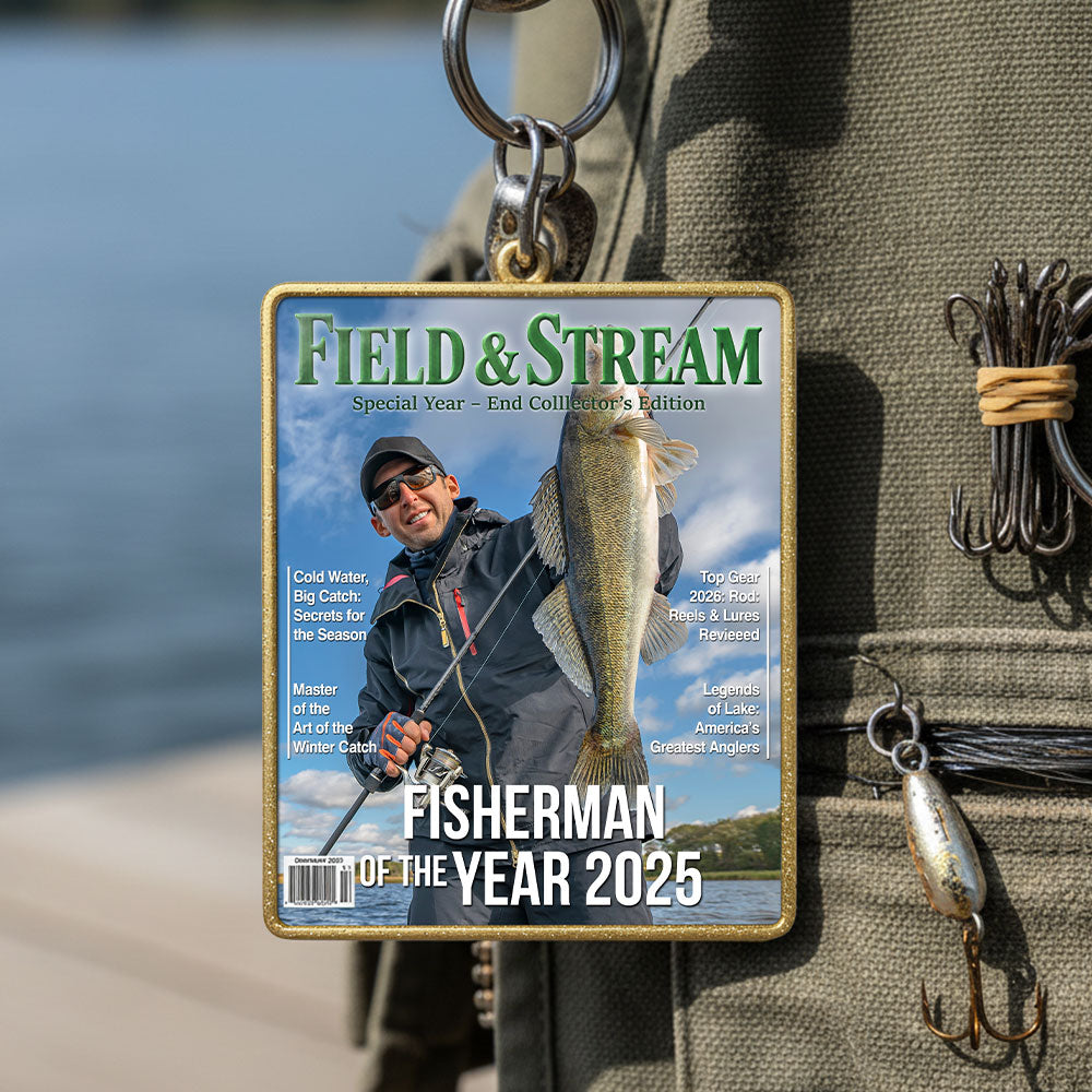 Custom Photo Fishing Lover Keychain - Personalized Gifts For Fishing Lover Keychain 01HYTI061125-Homacus