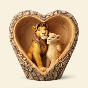 Romantic Couple Acrylic Plaque - Personalized Gifts For Couple 05nati090126-Homacus