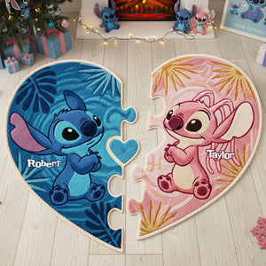 Cute Characters Personalized Christmas Gifts For Couple Doormat 05kiti041125-Homacus