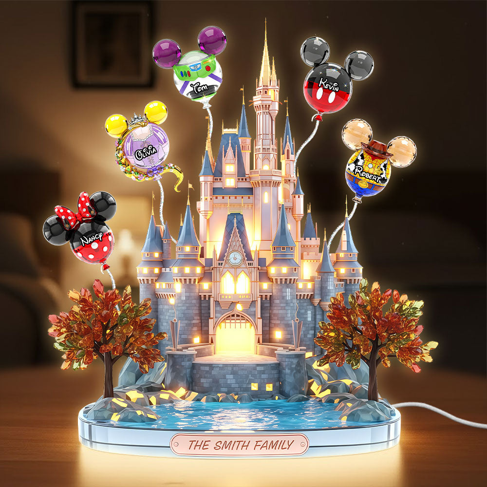 Personalized Gifts For Family, Custom Shape Acrylic Light Box 04ohti041125-Homacus