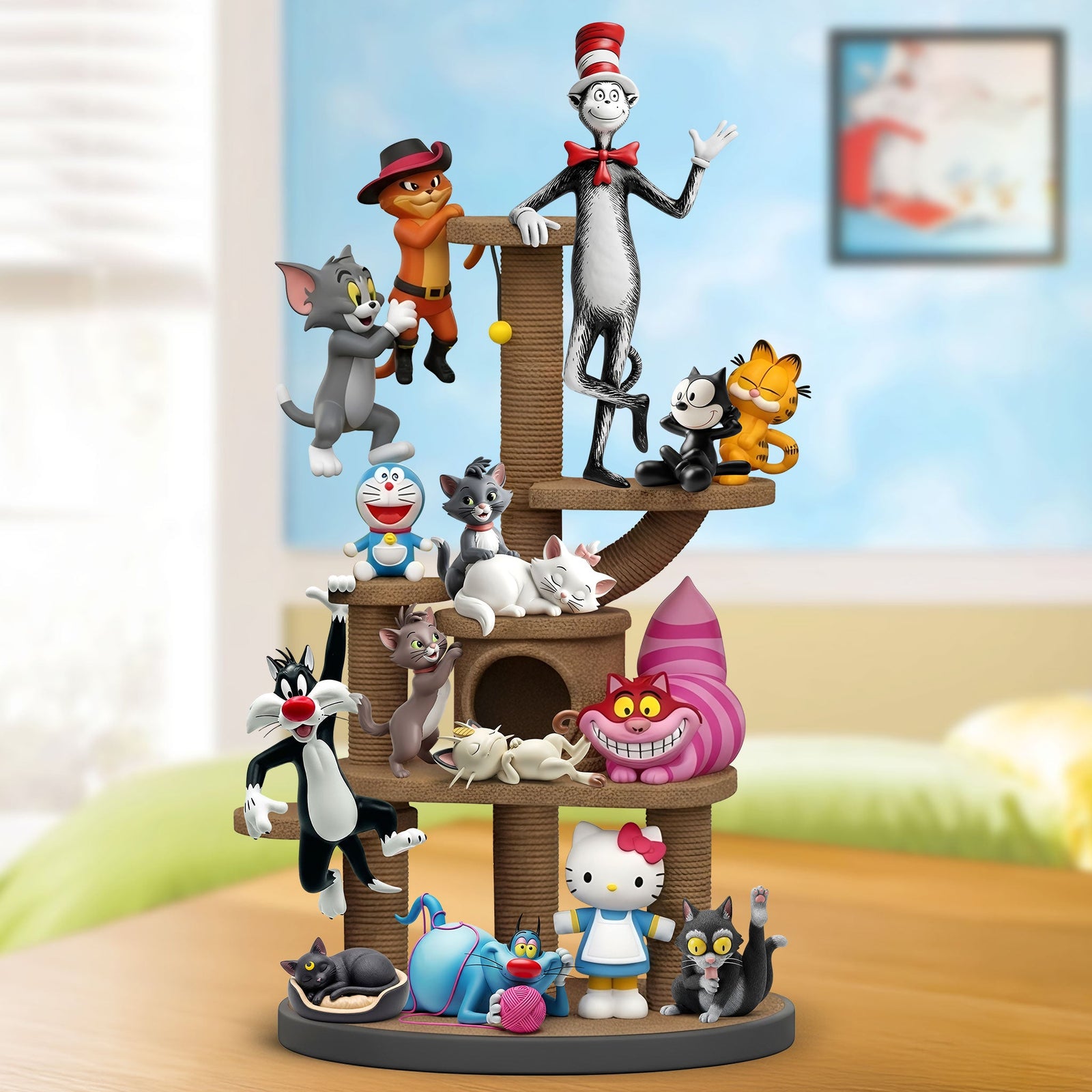 Pop Culture Cats Plaque - Personalized Gifts For Cat Lovers 03qhti300525-Homacus