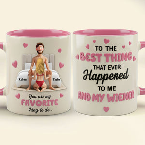 Funny Couple Accent Mug - Personalized Gifts For Couple 03KITI090226-Homacus