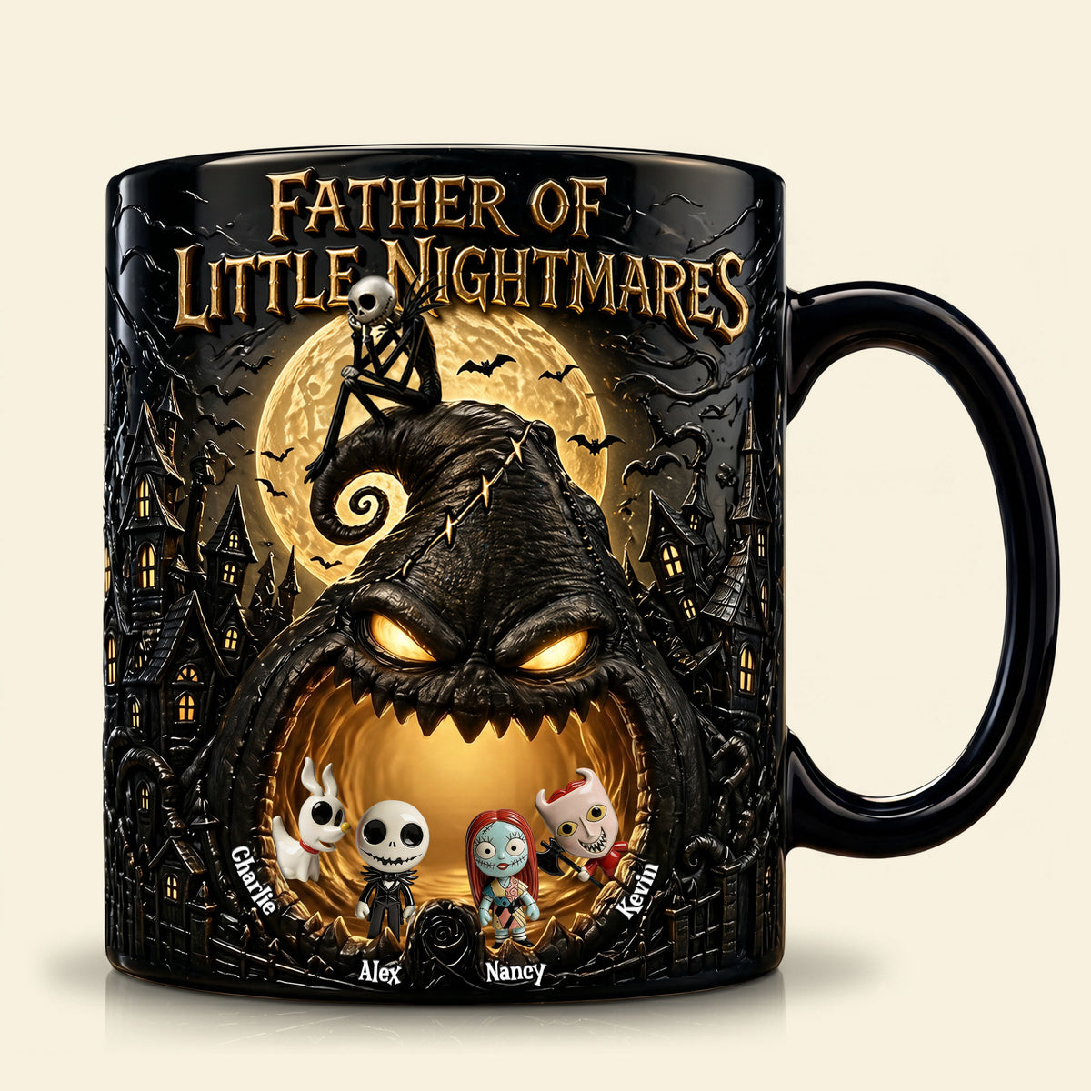 Spooky Dad and Kids Magic Coffee Mug - Personalized Gifts For Dad 04pati010526-Homacus