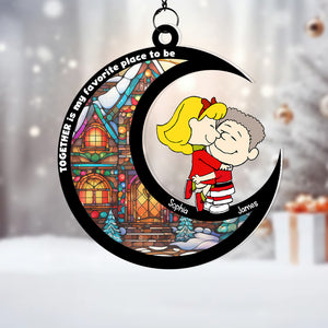 Personalized Gifts For Couple Suncatcher Ornament 03kadc160724hg-Homacus