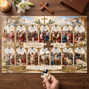 Faith Inspired Jigsaw Puzzle Personalized Gifts For Christians 02HUTI200726-Homacus