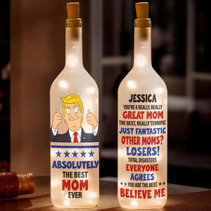 Personalized Gifts For Mom Bottle Lamp, Terrific Mom 05qhti200225hg-Homacus