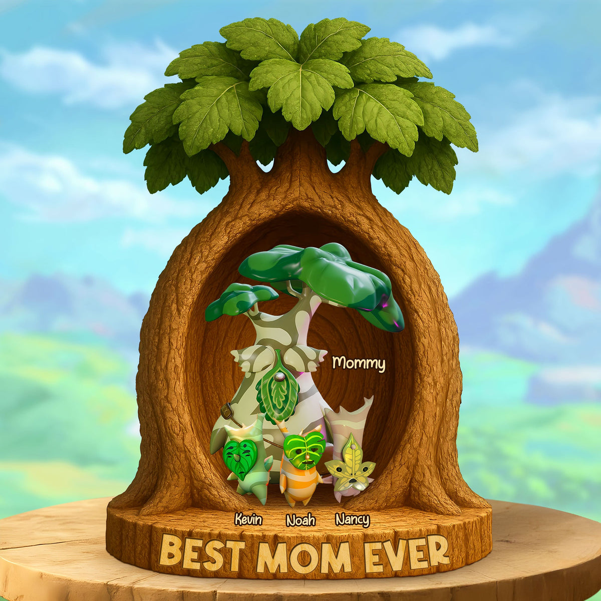Personalized Gifts For Mom Plaque Best Mom Ever 02ohti110425-Homacus