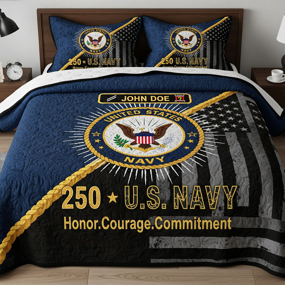 Veteran Quilt Bedding Set - Personalized Gifts For Veteran 04ohti060825-Homacus