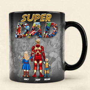 Dad And Kids Magic Ceramic Coffee Mug - Personalized Gifts For Dad 04ohti050526-Homacus