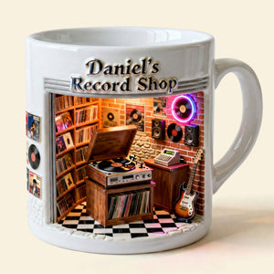 Record Vinyl Shop Coffee Mug - Personalized Gifts For Record Vinyl Lover Coffee Mug 02NATI250226-Homacus