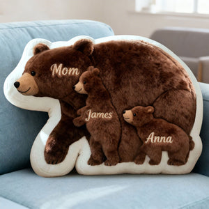 Caring Bear Mom Custom Shape Pillow - Personalized Gifts For Mom 02qhti270226-Homacus