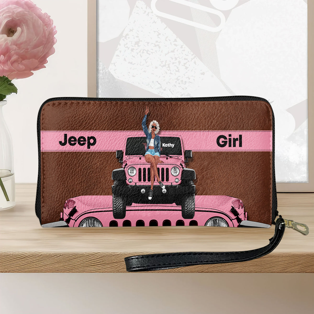 Personalized Gifts For Off Road Lover Twill Faux Leather Wallet 01kati100325-Homacus