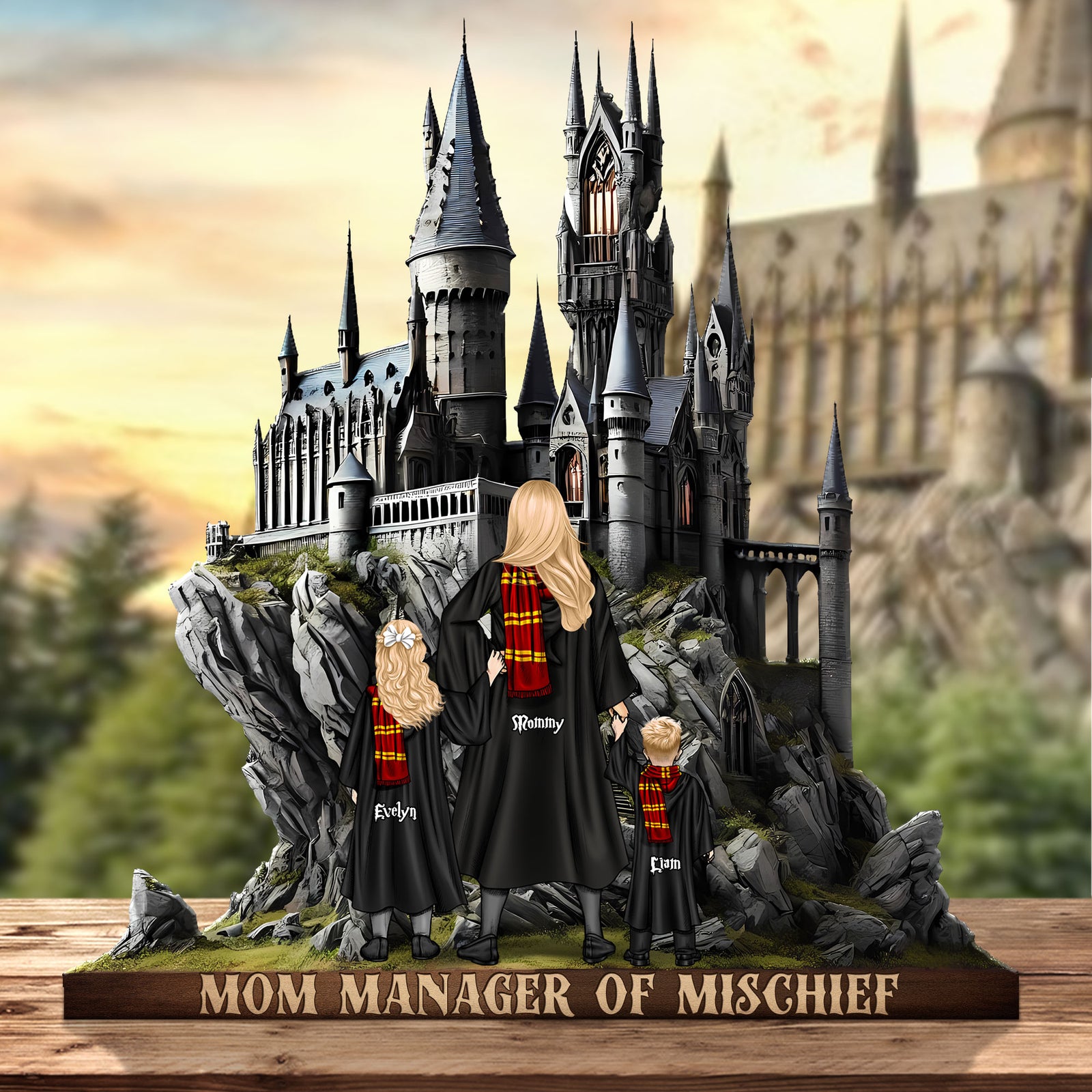 Christmas Magic Mom Plaque – Personalized Gifts For Most Enchanting Mom 02XQTI310325TM-Homacus